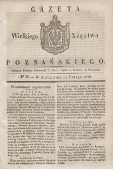 Gazeta Wielkiego Xięstwa Poznańskiego. 1838, № 38 (14 lutego)