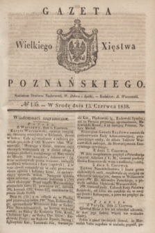 Gazeta Wielkiego Xięstwa Poznańskiego. 1838, № 135 (13 czerwca)