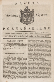 Gazeta Wielkiego Xięstwa Poznańskiego. 1838, № 139 (18 czerwca)