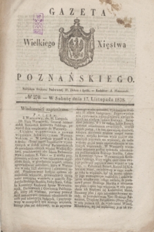 Gazeta Wielkiego Xięstwa Poznańskiego. 1838, № 270 (17 listopada)