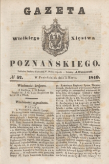 Gazeta Wielkiego Xięstwa Poznańskiego. 1840, № 52 (2 marca)