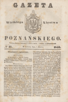 Gazeta Wielkiego Xięstwa Poznańskiego. 1840, № 57 (7 marca)