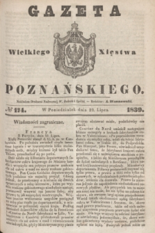 Gazeta Wielkiego Xięstwa Poznańskiego. 1839, № 174 (29 lipca)