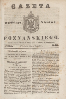 Gazeta Wielkiego Xięstwa Poznańskiego. 1840, № 208 (5 września)