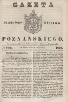 Gazeta Wielkiego Xięstwa Poznańskiego. 1839, № 206 (4 września)