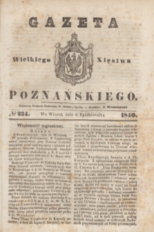 Gazeta Wielkiego Xięstwa Poznańskiego. 1840, № 234 (6 października)