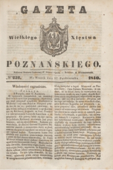 Gazeta Wielkiego Xięstwa Poznańskiego. 1840, № 252 (27 października)
