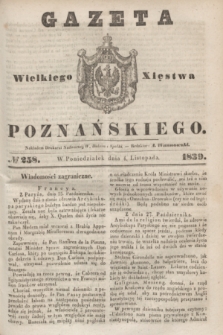 Gazeta Wielkiego Xięstwa Poznańskiego. 1839, № 258 (4 listopada)