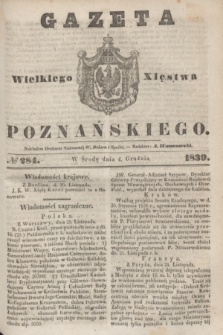 Gazeta Wielkiego Xięstwa Poznańskiego. 1839, № 284 (4 grudnia)