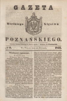 Gazeta Wielkiego Xięstwa Poznańskiego. 1841, № 9 (12 stycznia)
