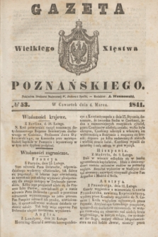 Gazeta Wielkiego Xięstwa Poznańskiego. 1841, № 53 (4 marca)
