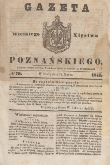 Gazeta Wielkiego Xięstwa Poznańskiego. 1841, № 76 (31 marca)