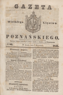 Gazeta Wielkiego Xięstwa Poznańskiego. 1841, № 82 (7 kwietnia)