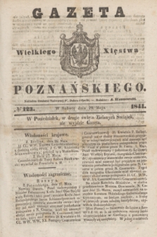 Gazeta Wielkiego Xięstwa Poznańskiego. 1841, № 123 (29 maja)