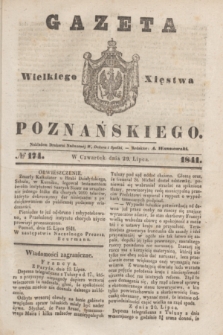 Gazeta Wielkiego Xięstwa Poznańskiego. 1841, № 174 (29 lipca)