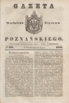Gazeta Wielkiego Xięstwa Poznańskiego. 1841, № 175 (30 lipca)