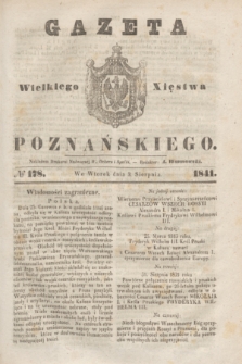 Gazeta Wielkiego Xięstwa Poznańskiego. 1841, № 178 (3 sierpnia)