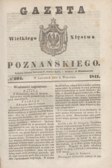 Gazeta Wielkiego Xięstwa Poznańskiego. 1841, № 204 (2 września)