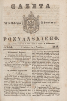 Gazeta Wielkiego Xięstwa Poznańskiego. 1841, № 206 (4 września)