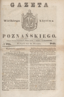 Gazeta Wielkiego Xięstwa Poznańskiego. 1841, № 223 (24 września)