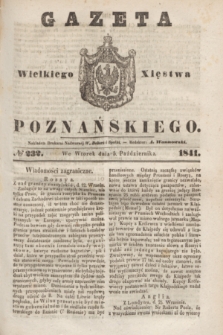 Gazeta Wielkiego Xięstwa Poznańskiego. 1841, № 232 (5 października)