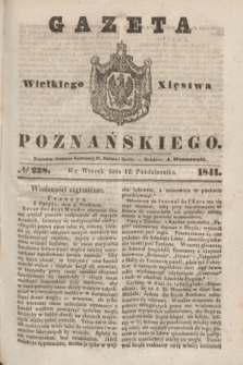 Gazeta Wielkiego Xięstwa Poznańskiego. 1841, № 238 (12 października)