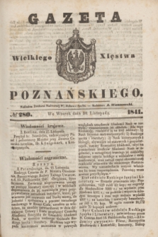Gazeta Wielkiego Xięstwa Poznańskiego. 1841, № 280 (30 listopada)