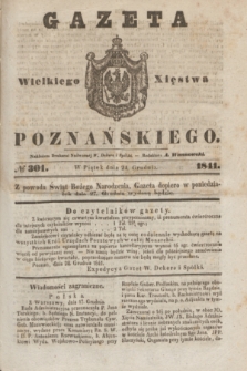 Gazeta Wielkiego Xięstwa Poznańskiego. 1841, № 301 (24 grudnia)