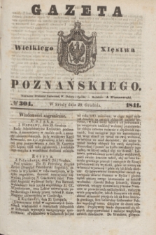 Gazeta Wielkiego Xięstwa Poznańskiego. 1841, № 304 (29 grudnia)