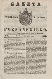 Gazeta Wielkiego Xięstwa Poznańskiego. 1842, № 2 (4 stycznia)