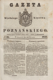 Gazeta Wielkiego Xięstwa Poznańskiego. 1842, № 16 (20 stycznia)