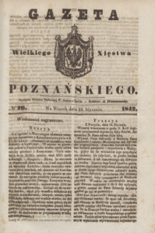 Gazeta Wielkiego Xięstwa Poznańskiego. 1842, № 20 (25 stycznia)