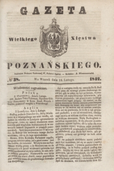 Gazeta Wielkiego Xięstwa Poznańskiego. 1842, № 38 (15 lutego)