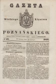 Gazeta Wielkiego Xięstwa Poznańskiego. 1842, № 42 (19 lutego)