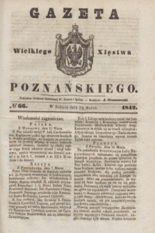 Gazeta Wielkiego Xięstwa Poznańskiego. 1842, № 66 (19 marca)