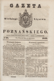 Gazeta Wielkiego Xięstwa Poznańskiego. 1842, № 78 (5 kwietnia)