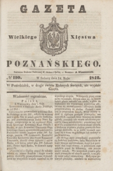 Gazeta Wielkiego Xięstwa Poznańskiego. 1842, № 110 (14 maja)