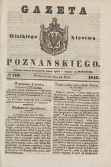 Gazeta Wielkiego Xięstwa Poznańskiego. 1842, № 119 (26 maja)