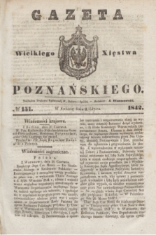 Gazeta Wielkiego Xięstwa Poznańskiego. 1842, № 151 (2 lipca)