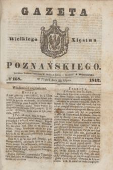 Gazeta Wielkiego Xięstwa Poznańskiego. 1842, № 168 (22 lipca)