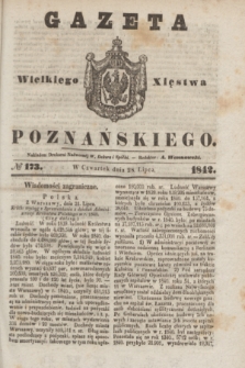 Gazeta Wielkiego Xięstwa Poznańskiego. 1842, № 173 (28 lipca)