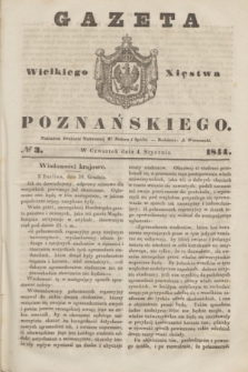 Gazeta Wielkiego Xięstwa Poznańskiego. 1844, № 3 (4 stycznia)