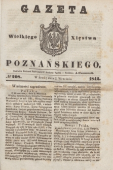 Gazeta Wielkiego Xięstwa Poznańskiego. 1842, № 208 (7 września)