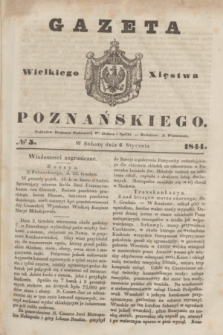 Gazeta Wielkiego Xięstwa Poznańskiego. 1844, № 5 (6 stycznia)