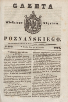 Gazeta Wielkiego Xięstwa Poznańskiego. 1842, № 220 (21 września)
