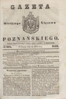 Gazeta Wielkiego Xięstwa Poznańskiego. 1842, № 228 (30 września)