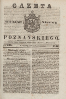 Gazeta Wielkiego Xięstwa Poznańskiego. 1842, № 235 (8 października)