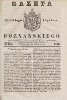 Gazeta Wielkiego Xięstwa Poznańskiego. 1842, № 238 (12 października)