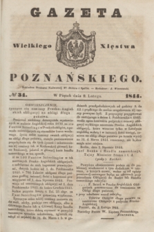 Gazeta Wielkiego Xięstwa Poznańskiego. 1844, № 34 (9 lutego)