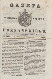 Gazeta Wielkiego Xięstwa Poznańskiego. 1842, № 253 (29 października)